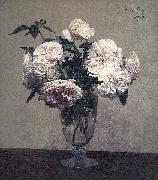 Henri Fantin-Latour Vase of Roses china oil painting artist